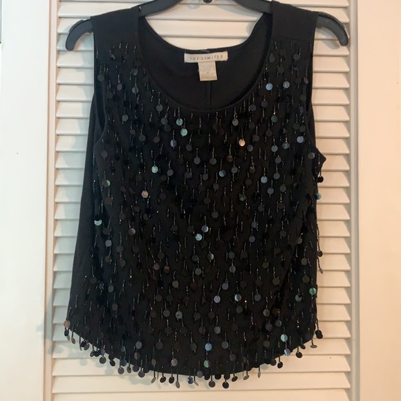The limited Embellished black top - Picture 2 of 6